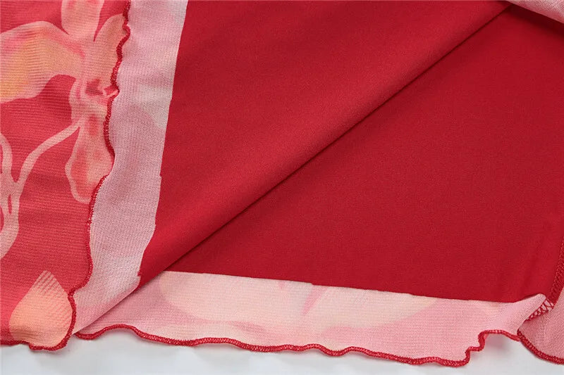 Halter Deep V Neck Ruffled Sexy Maxi Dress For Women Fashion Sleeveless Backless High Waist Bodycon Club Printed Dress