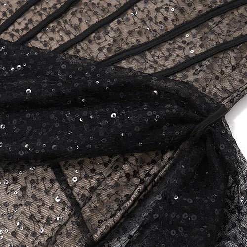 Load image into Gallery viewer, Elegant Strapless Skinny Sexy Mini Dress For Women Fashion Off-shoulder Backless Sleeveless Lace-up Club Party Dress
