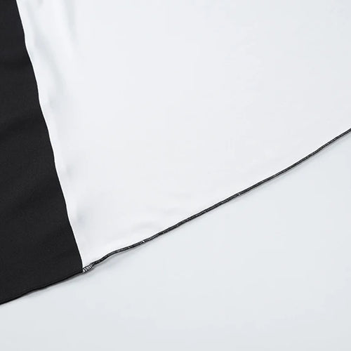 Load image into Gallery viewer, Patchwork Long Sleeve Maxi Dress For Women Autumn Winter New O Neck Color Contrast Lace-up Elegant Long Dress Fashion
