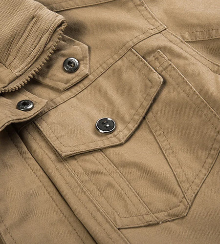 Streetwear Cotton Mens Jackets Military Style Army Jackets Male Brand Clothes Mens Bomber Jeans Jackets Plus Size M-6XL