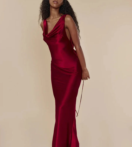 Sexy Backless Lace Up Dress Women Sleeveless Bodycon Elegant Evening Dress Female Slim Fit Party Club Maxi Vestidos 2024