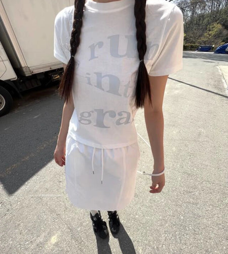 Shirts for Women Korean Summer Tshirts White Tops O-neck Short Sleeve Tunic Tees Fashion Letter Print T Shirt 2023 Ropa Mujer