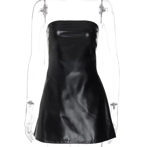 Load image into Gallery viewer, Elegant Black Strapless Backless Zip Up Sexy Bodycon Maxi Prom Dress Fall Winter Women Y2K Outfits Evening Party Club
