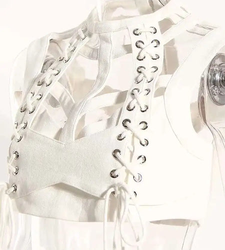 Wide Leg Pants Hollow Out Two Piece Suit New Stand Collar Long Sleeve Loose Fit Women Fashion Spring Autumn 2025 1DE9154