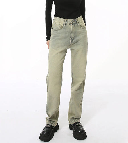 Spring New Male Jeans Men's Pencil Pants Slim Denim Straight Casual Bottoms Women Simple Trousers Fashion Tide 9C7611