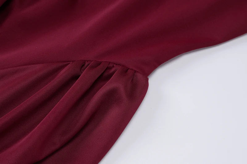 Deep V Neck Backless Sexy Mini Dress For Women Elegant Halter Sleeveless High Waist A-line Pleated Club Party Dress