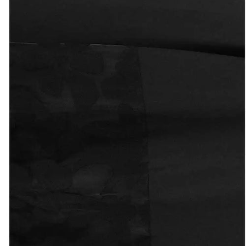 Load image into Gallery viewer, Women Black Flower Mesh Big Size Ruffles Casual Dress New Round Neck Long Sleeve Fashion Tide Spring Autumn 2025 1DH8213
