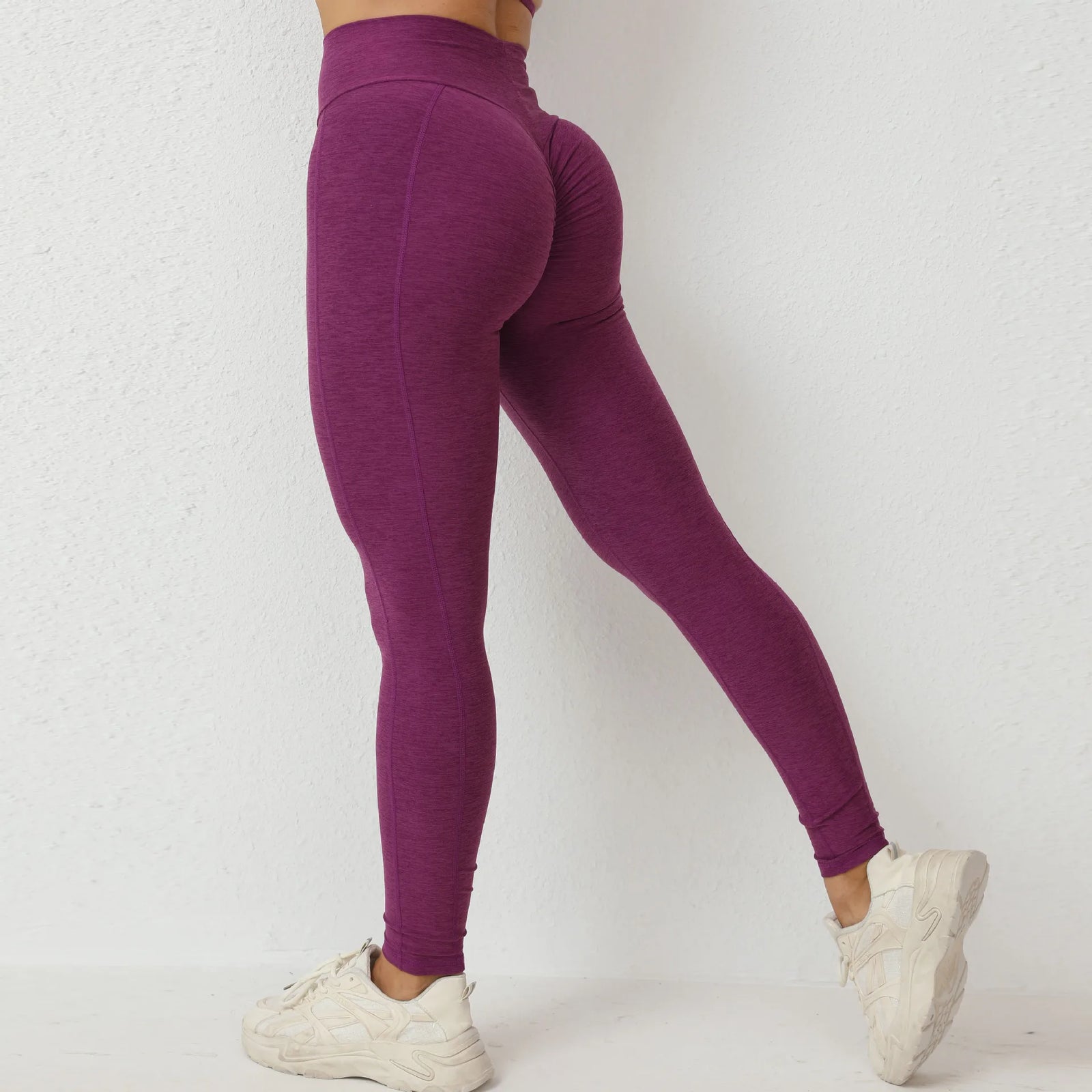 Nylon Scrunch Booty High Waist Yoga Pants Women Scrunch Butt Yoga Leggings Workout Gym Tights Sexy Sports Legging Active Wear