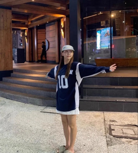 Oversized T Shirts Women Streetwear Y2k Tops 2024 Ropa Mujer Patchwork Long Sleeve Vintage Tees Korean Camisetas Casual Tshirt