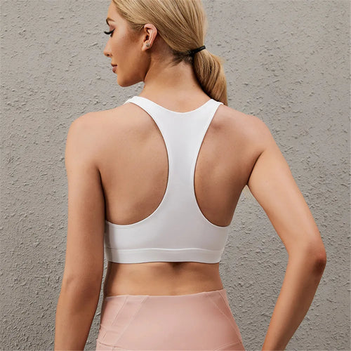 Load image into Gallery viewer, Plus Size S-2XL Cross Back Sport Bra Pleated Design Fitness Underwear Women Naked Athletic Tank Top Sexy Hollow Workout Vest
