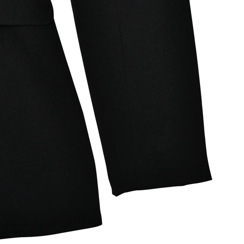 Load image into Gallery viewer, Off-shoulder Strapless Sexy Blazer Dress For Women Fashion Solid Zipper Two Pocket Long Sleeve Backless Mini Dress
