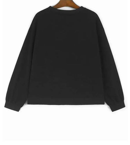 Green Color-block Casual Sweatshirt New Round Neck Long Sleeve Women Big Size Fashion Tide Spring Autumn 2025 1DH8641