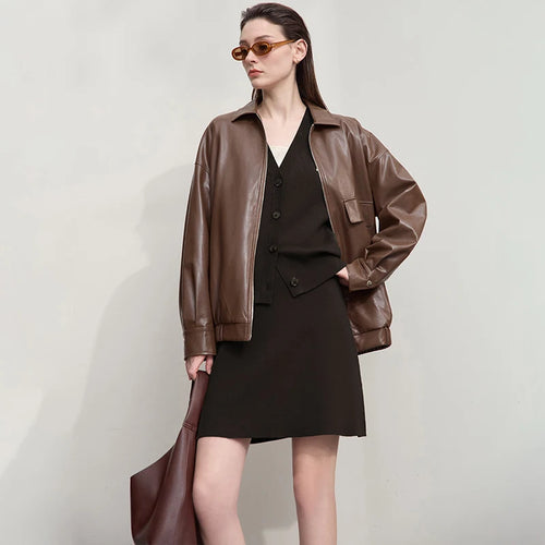 Load image into Gallery viewer, Skirts For Women Simple Casual Versatile A-line Elastic Waist Knitted Short Skirt 2025 Autumn New Female Clothing 12523114
