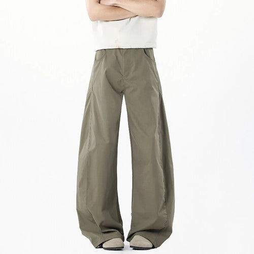 Load image into Gallery viewer, Men' Causal Pants New Korean Style Straight Wide Leg Stylish Handsome Solid Color Trendy Male Loose Bottoms Summer 9W1881
