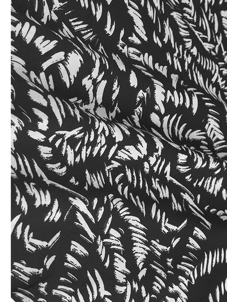 Women Gray Lace Color-block Big Size Midi Dress New Round Neck Short Sleeve Fashion Tide Spring Summer 2025 1DJ0921