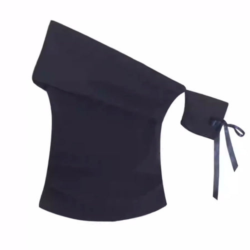 Load image into Gallery viewer, Women Vintage Skew Collar Cropped Tees Y2k Aesthetic Summer Bodycon Pleated T Shirts 2025 Harajuku Fairy Solid Bow Grunge Tops
