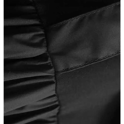 Load image into Gallery viewer, Women Black Ribbons Design Big Size Midi Dress New Round Neck Short Sleeve Fashion Tide Spring Summer 2025 1DH5566
