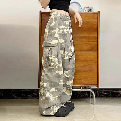 Load image into Gallery viewer, Men's Cargo Pants New High Street Trendy Straight Leg Multi Pockets Design Patchwork Loose Male Summer Bottoms 9W1956
