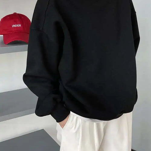 Load image into Gallery viewer, Red Apricot Casual Plain Sweatshirt New Round Neck Long Sleeve Women Big Size Fashion Tide Spring Autumn 2025 1DH6655
