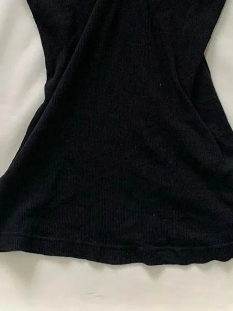 Y2k Aesthetic Fashion Button T-shirt Grunge Solid Short Sleeve Tshirts Kpop Streetwer Chic Designer Clothes Sexy Slim Tee Shirt