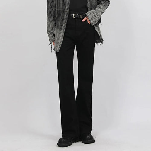 Load image into Gallery viewer, Male Denim Pants New American Cleanfit Micro Flared Jeans Men's Simple Slimming Straight Leg Trousers Trendy 2025 9W1426
