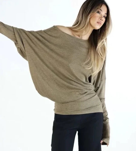 Oversized Grunge Solid Casual T-Shirt Pleated Vintage Simple Off Shoulder Tees All Match Streetwear Tshirts Korean Y2k Aesthetic