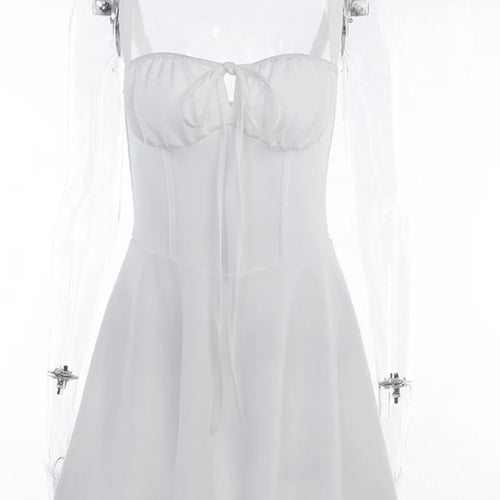 Load image into Gallery viewer, Sexy Spaghetti Strap Bodycon Lace Up Women Dress Fashion Bag Hip Skirt Sweet Party Evening Dress Elegant Slim Vestido
