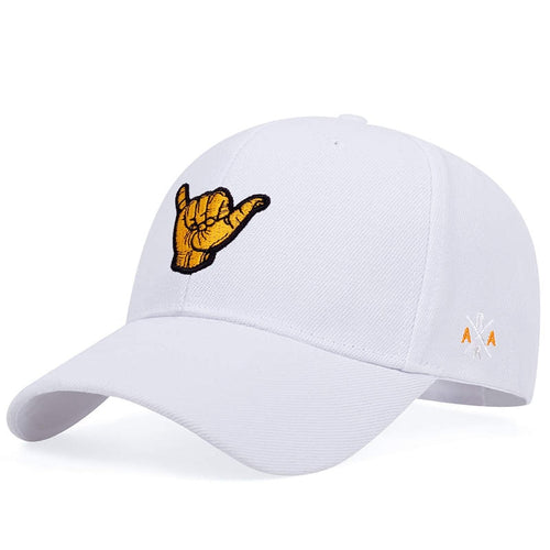 Load image into Gallery viewer, finger baseball cap outdoor sports cotton embroidery baseball cap hip hop streetwear kpop snapback hat casual

