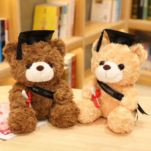 Load image into Gallery viewer, 23/28cm Cute Bear Plush Toy Stuffed Soft Kawaii Teddy Bear Animal Dolls Graduation Gifts for Kids Children Girls
