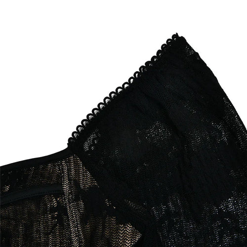 Load image into Gallery viewer, Elegant Backless Long Flare Sleeve Print Mini Dress Women Fashion square collar A-line Pleated Club Party Sexy Dress
