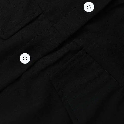 Load image into Gallery viewer, Women Black Lace Pleated Big Size Shirt Dress New Lapel Half Sleeve Loose Fit Fashion Tide Spring Summer 2025  1DF8749
