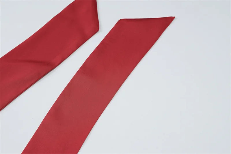 Red Backless Sexy Mini Dress Women Summer New Sleeveless Backless High Waist A-line Club Party Elegant Dress 2025