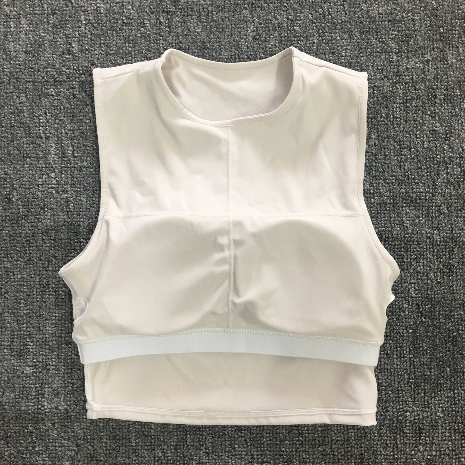 Nude Pad Yuma Nylon Pad Women Vintage Windbreaker Sport Bra Skin Tank Sports Running Vest Fitness Yoga Sleeve Crop Tops