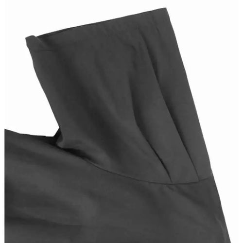 Load image into Gallery viewer, Women Black Irregular Pleated Big Size Casual Blouse New Lapel Short Sleeve Shirt Fashion Tide Spring Summer 2025 1DJ0132
