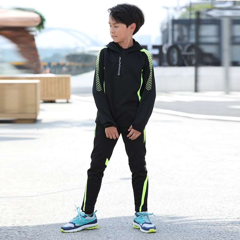 High Quality Adults Soccer Jerseys 2 Pcs Set Football Kits Men Child Running Jackets Sport Training Tracksuit Uniforms Suit