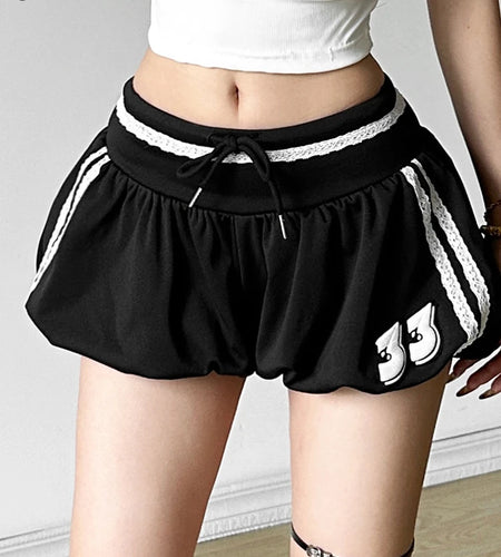Casual Short Pant Sporty Vintage Wrap Oneself Up Frenulum Versatile Atmosphere Style Fashionable Senior Design Hot New