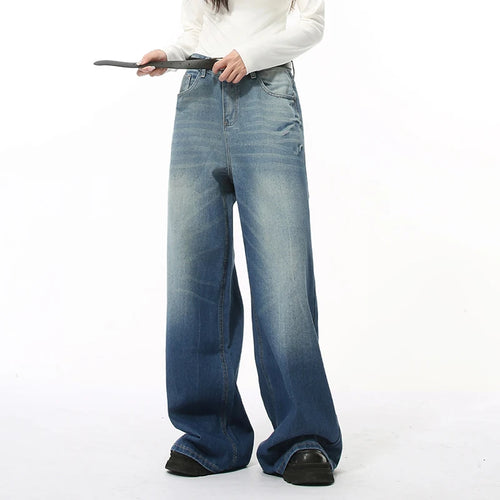 Load image into Gallery viewer, Korean New Chic Men's Jeans Lightning Pattern Washed Male Denim Pants Summer Trendy Trousers Casual Men Clothing 9C6172
