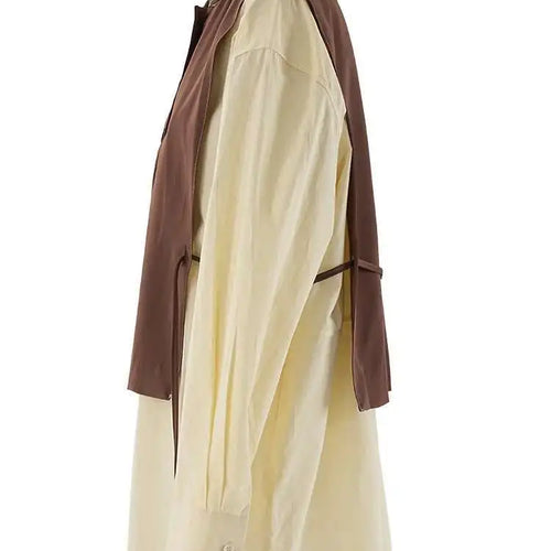 Load image into Gallery viewer, Women Yellow Color-block Big Size Elegant Blouse New Lapel Long Sleeve Shirt Fashion Tide Spring Autumn 2025 CPG1947
