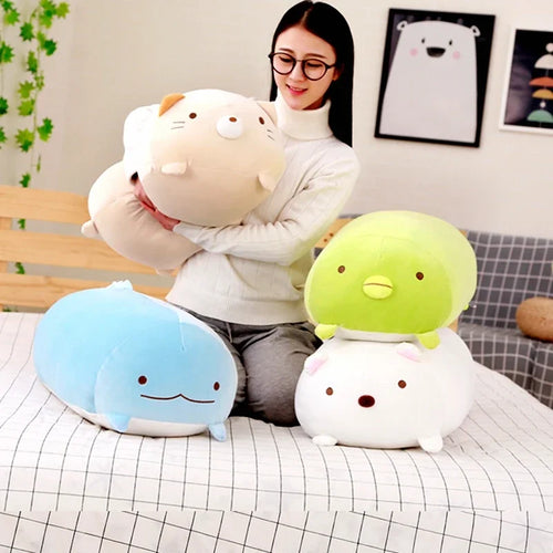 Load image into Gallery viewer, 30cm  Kawaii Corner Bio Pillow Japanese Animation Sumikko Gurashi Plush Toy Stuffed Soft Cartoon Kids Girls Valentine Gifts
