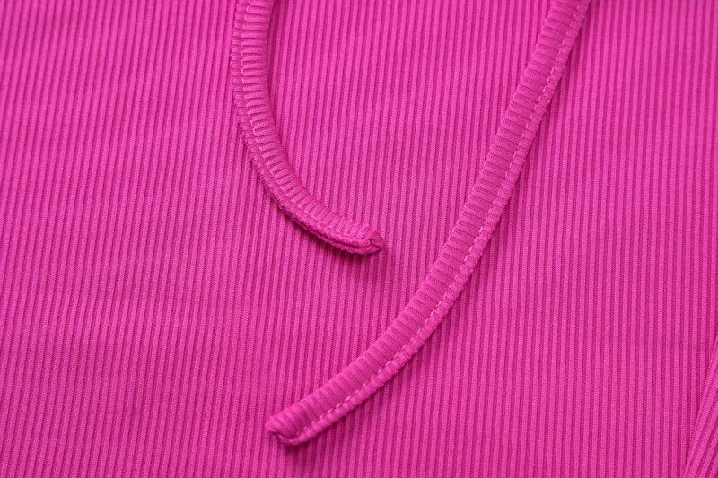 Ribbed Long Sleeve Sexy Mini Dress For Women Autumn Winter New O Neck Bandage Lace-up Fashion Elegant Dress Vestidos