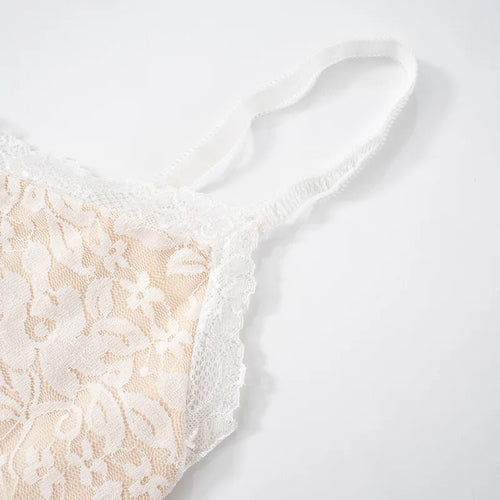 Load image into Gallery viewer, Lace Sexy Two Piece Sets Women Lace Halter Cropped Tops And Skirt Ladies Print Contrast Color Club Party 2 Piece Sets
