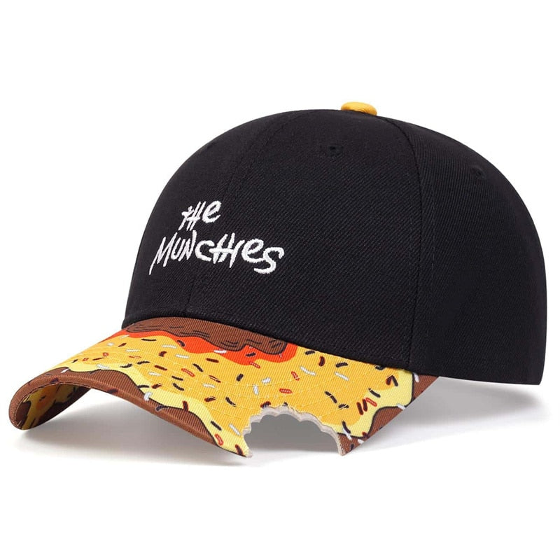 hat summer outdoor sun hats donut embroidery baseball cap men and women adjustable Street dance caps snapback hat