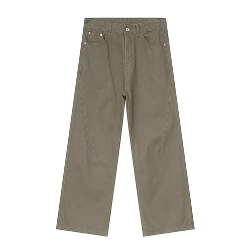 Load image into Gallery viewer, Men's fashion trend New denim pants Korean Minimalist Solid Color Cleanfit Straight Loose Jeans Trendy trousers 9C4539
