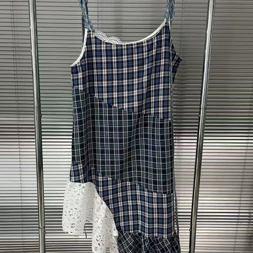 Load image into Gallery viewer, Hit Color Slimming Dresses For Women Square Neck Sleeveless High Waist Chic Long Dress Female Fashion Clothes New
