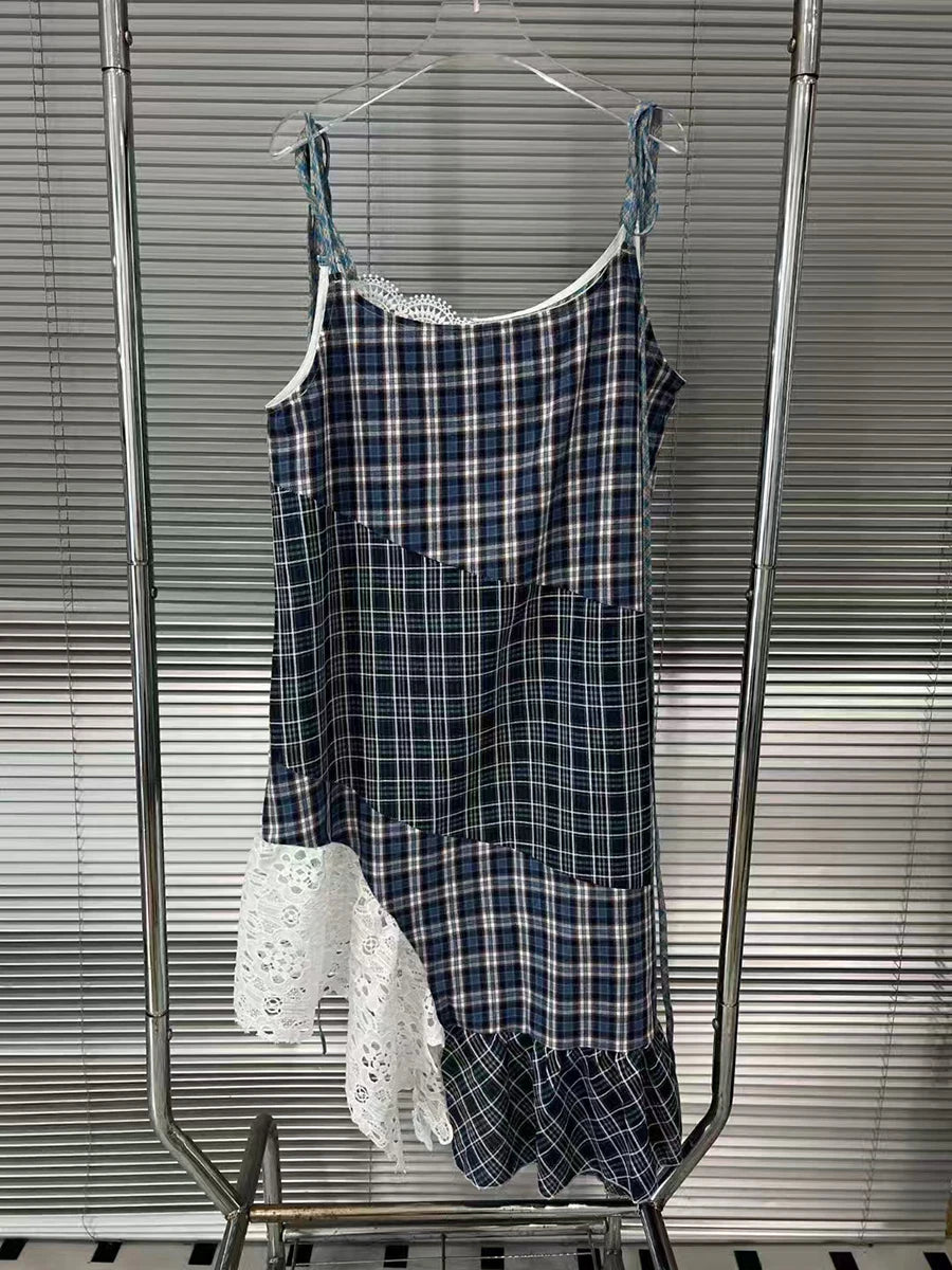 Hit Color Slimming Dresses For Women Square Neck Sleeveless High Waist Chic Long Dress Female Fashion Clothes New