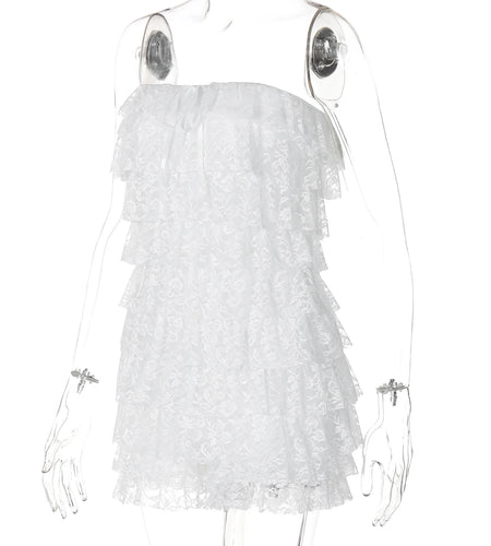 Solid Strapless Floral Print Bow Ruched Sexy Bodycon Playsuit Fashion Women Y2K Romper Birthday Party Vacation