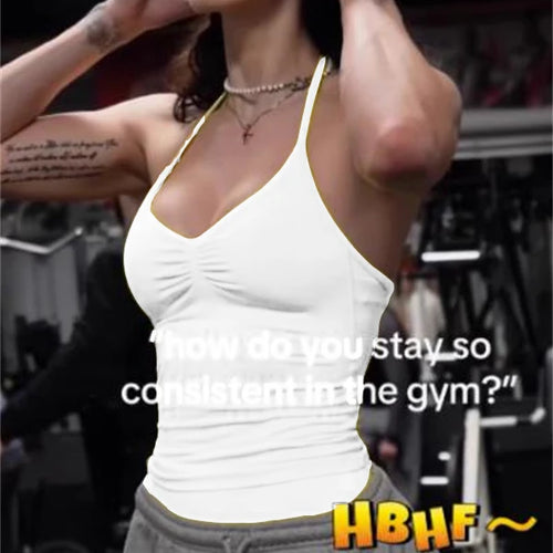 Load image into Gallery viewer, Impact Longline Larger Strappy Top Sports Yoga Vest Women Fitness Tank Gym Beautiful Open Back Bra Running Workout Halter
