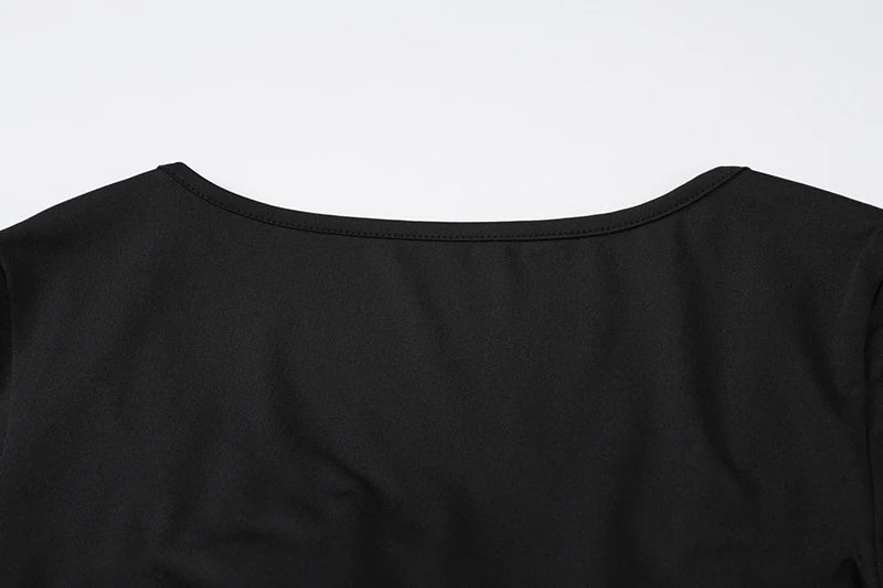 Flare Sleeve Sexy Bodycon Elegant Long Sleeve Maxi Dress Women High Waist Square Collar Evening Dress Female Clothes