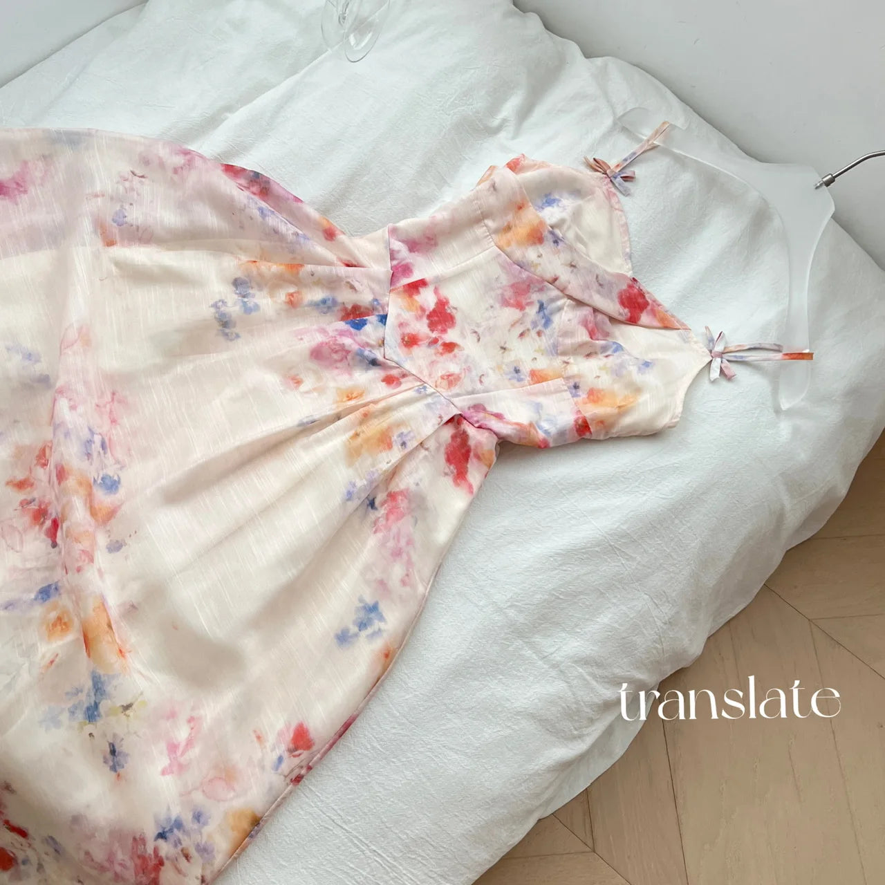 Spring Summer Women Yellow Long Sleeves Cardigan Tops And Retro Floral V-neck High Waist Slim Slip Long Dress 2025 Two-piece Set