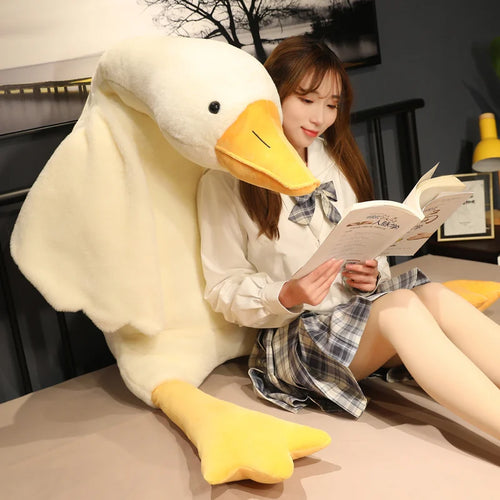 Load image into Gallery viewer, 50-190cm Big White Goose Plush Toy Giant Duck Doll Soft Stuffed Animal Goose Sleeping Pillow Sofa Cushion Birthday Gift for Kids
